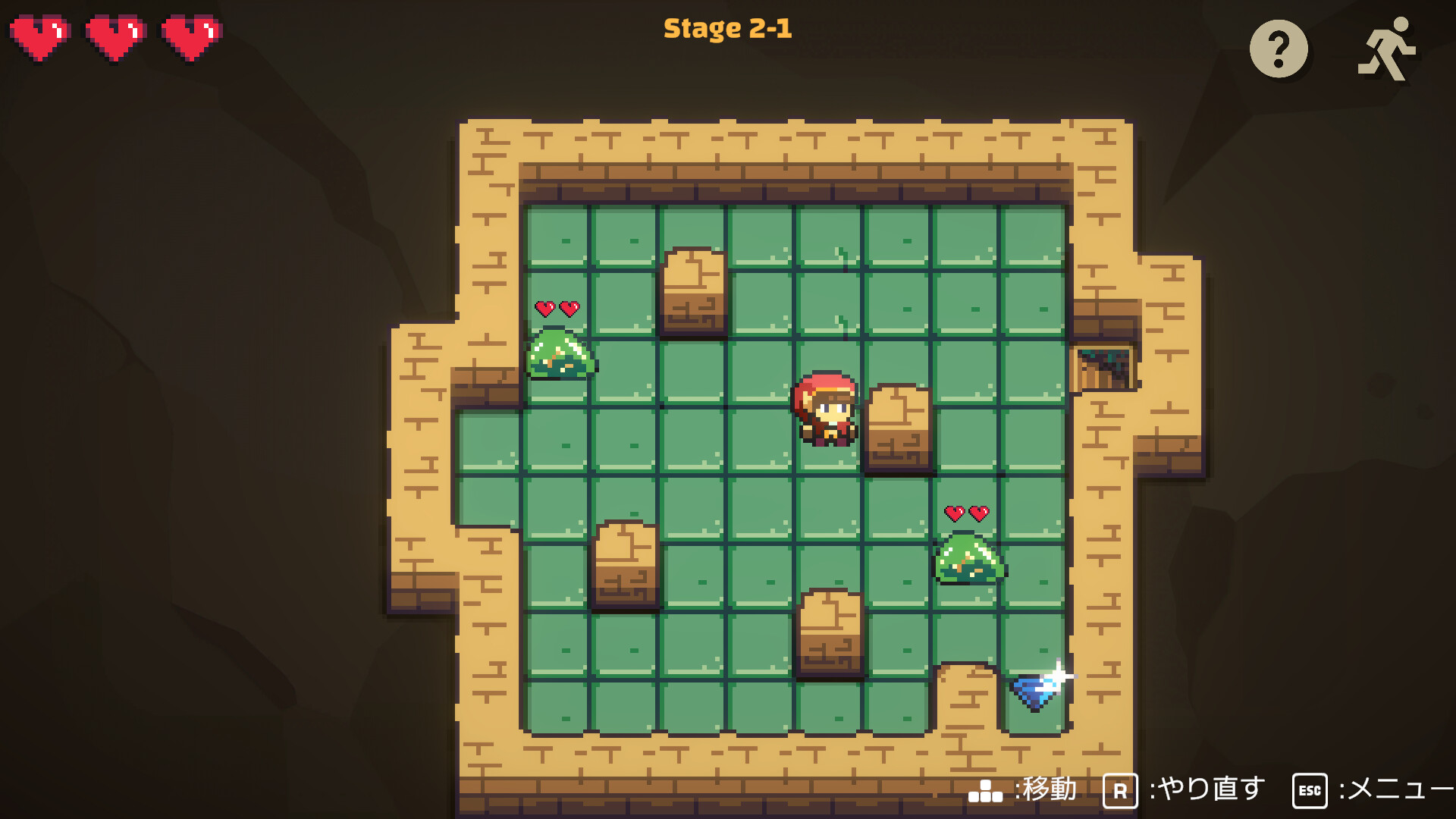 #1. Dungeon Slide (Steam) 由: GZOE Inc.