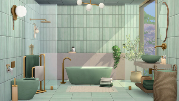 The Sims™ 4 Sleek Bathroom Kit