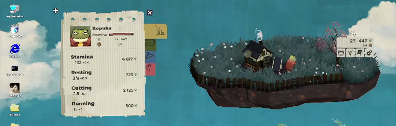 Ropuka's Idle Island video 2
