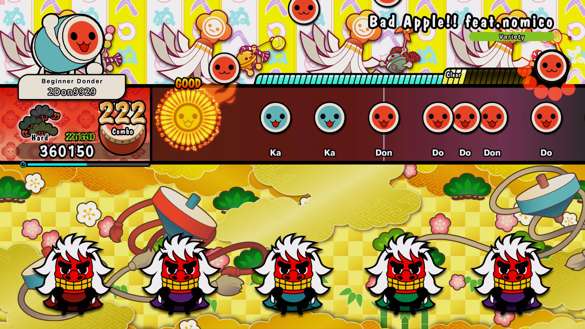 Taiko no Tatsujin: Rhythm Festival - Touhou Project Arrangements Pack Vol. 2 Featured Screenshot #1