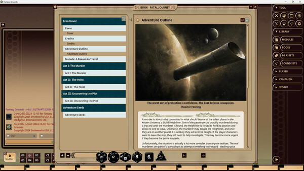 Fantasy Grounds - Dune: Fatal Journey