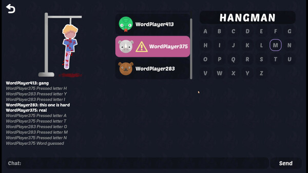 Project Hangman game for windows Pc 1