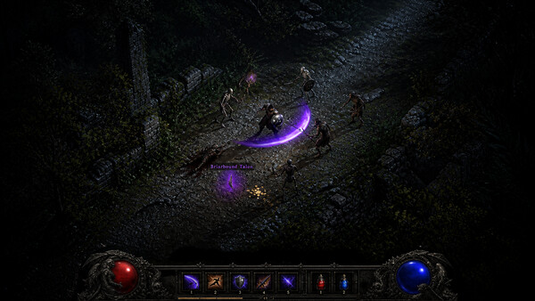 Screenshot of Dark Gun gameplay showing in-action mechanics