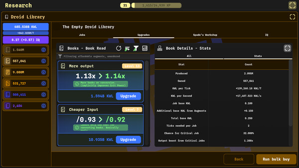 Idle Research 2 screenshot 2