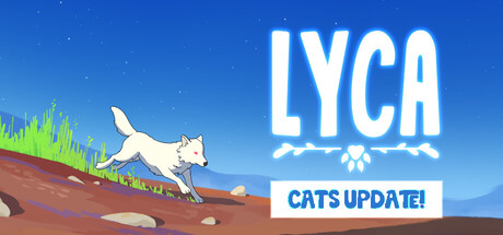 Lyca оффлайн: волшебный волк преображает бесплодную пустошь в пышный луг, иллюстрация атмосферной игры