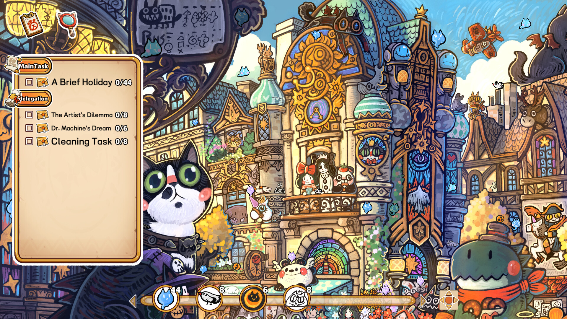 Скриншот игры Whisker Wanderlust: The Mosaic of Souls - 2