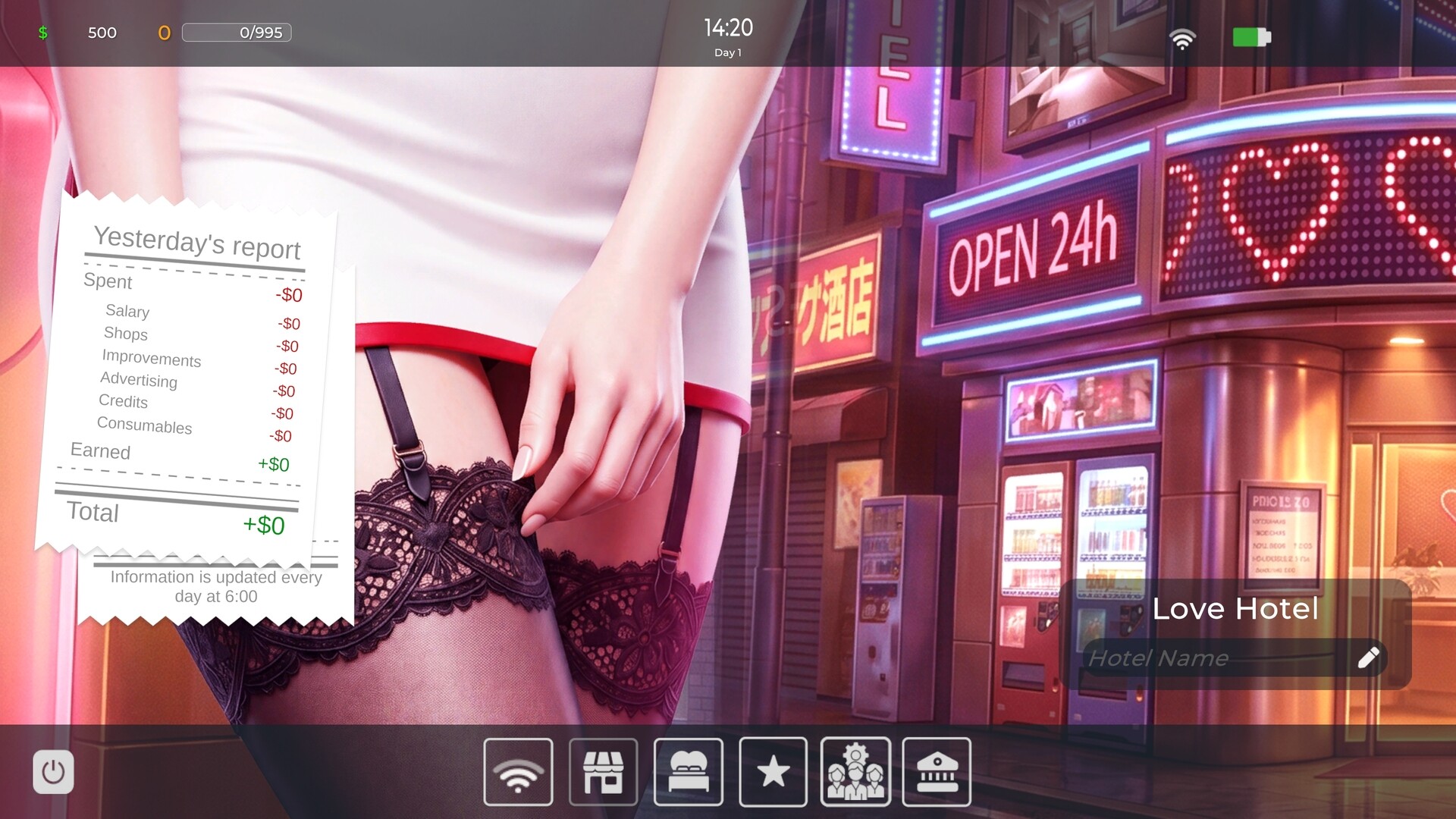 LOVE Hotel Simulator 🏩 screenshot 4