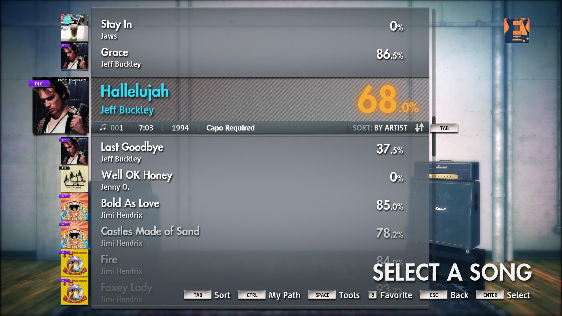 Rocksmith® 2014 – Jeff Buckley - “Hallelujah” Featured Screenshot #1