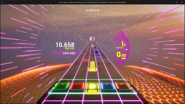 Sonic Surge - Rhythm Showdown Demo