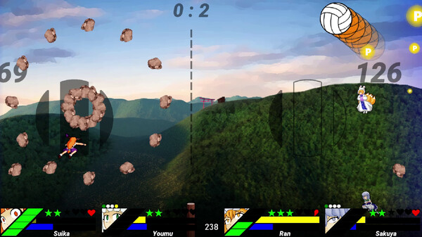 Touhou Volleyball Danmaku screenshot 1
