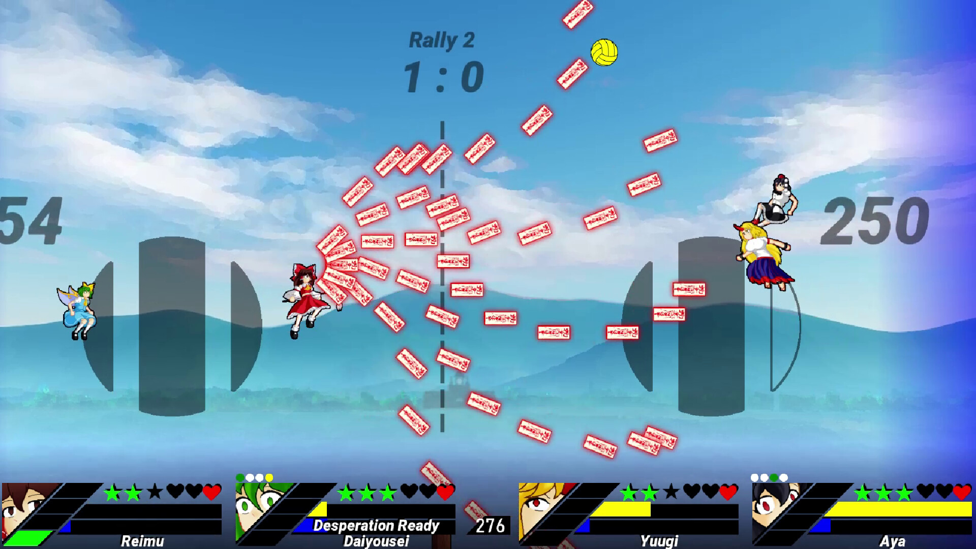 Touhou Volleyball Danmaku screenshot 5