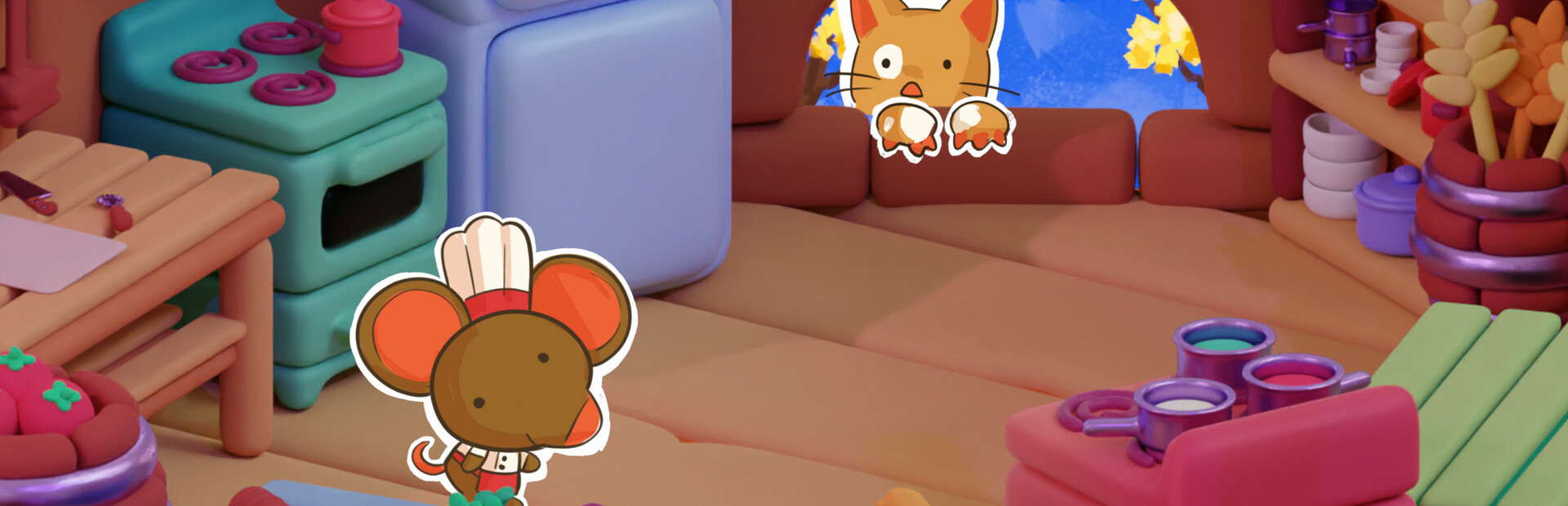 Pawsta - A Cozy Claymation Cooking Game