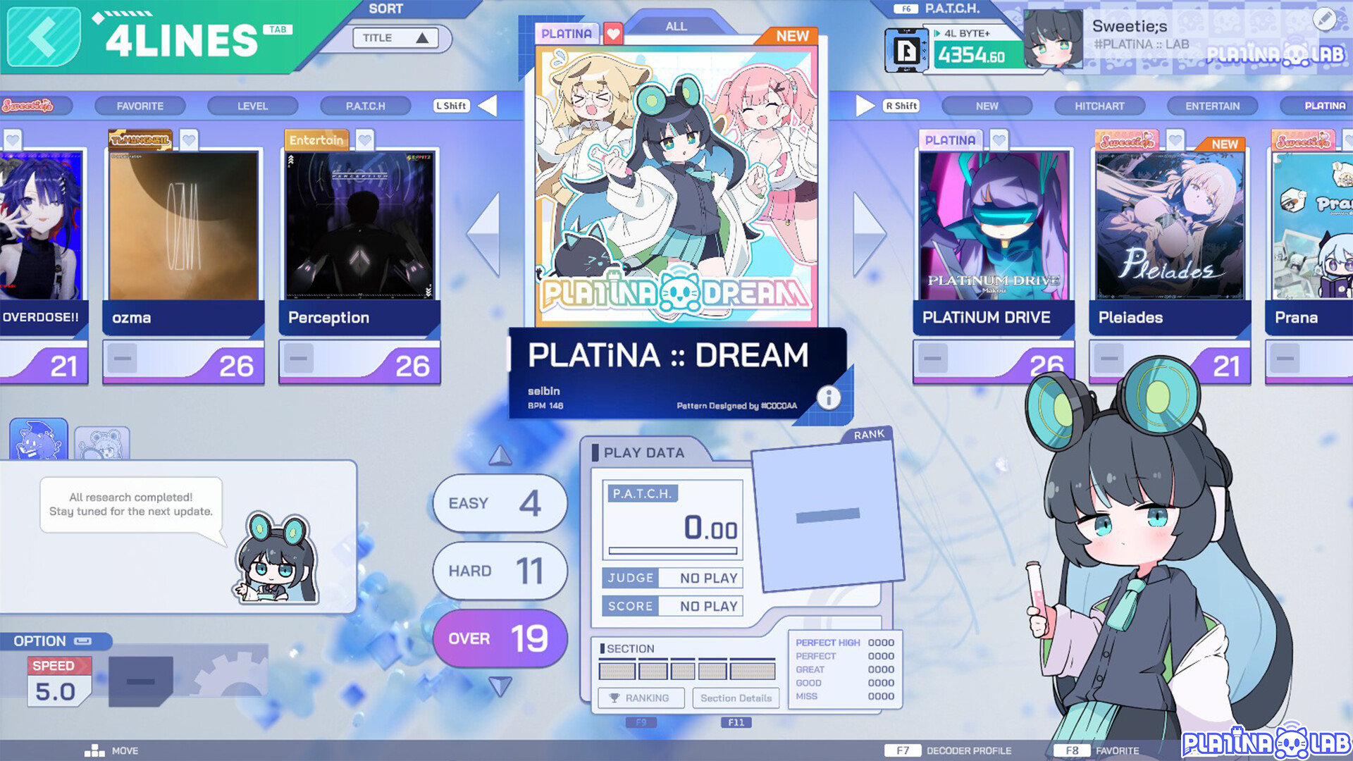 Screenshot PLATiNA :: LAB