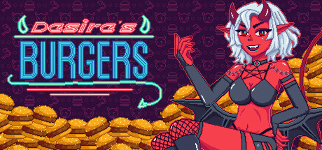 Desire's Burgers - similar game to Cat Secretary by partyhard.io