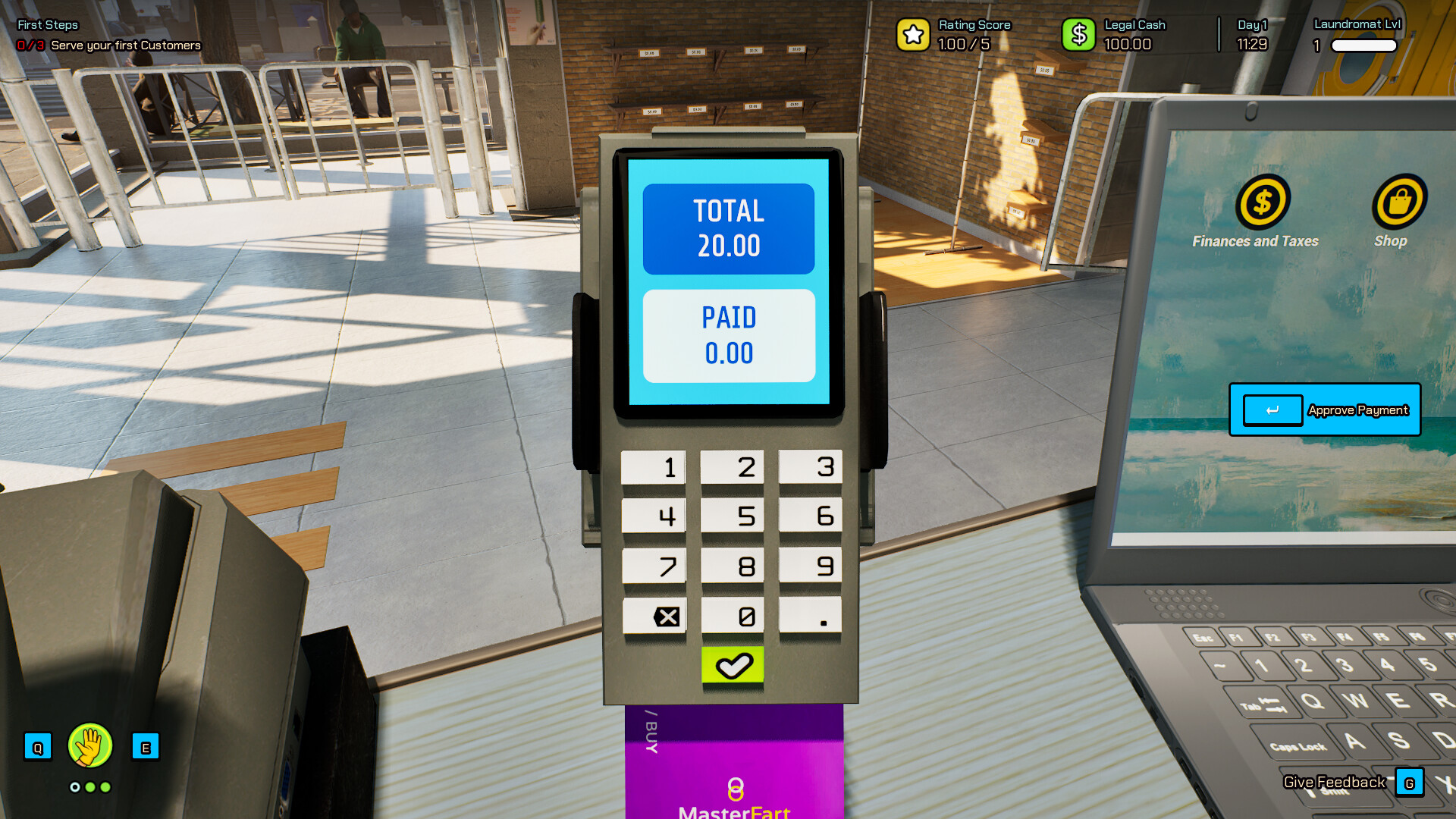 Laundering Simulator - Clean Cash and Laundry