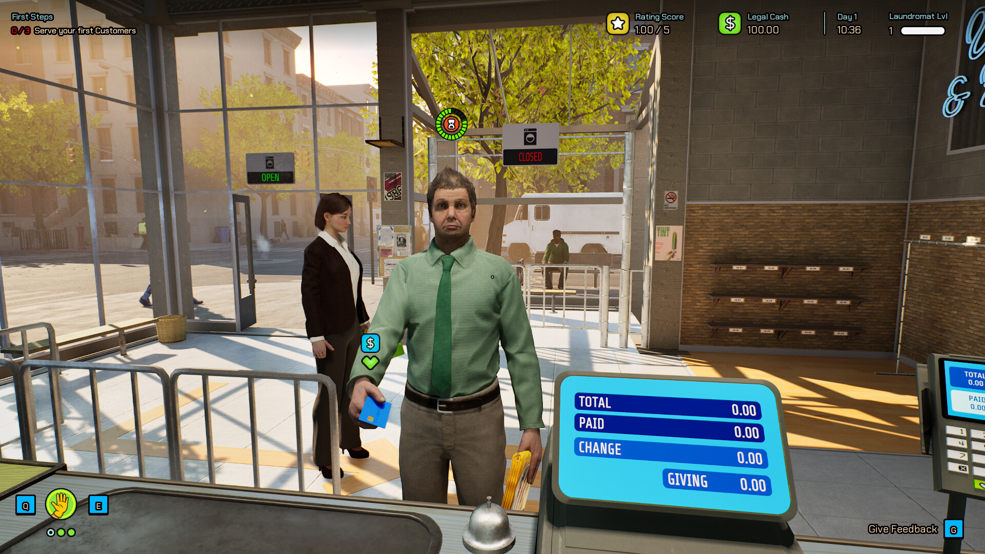 Laundering Simulator - Clean Cash and Laundry