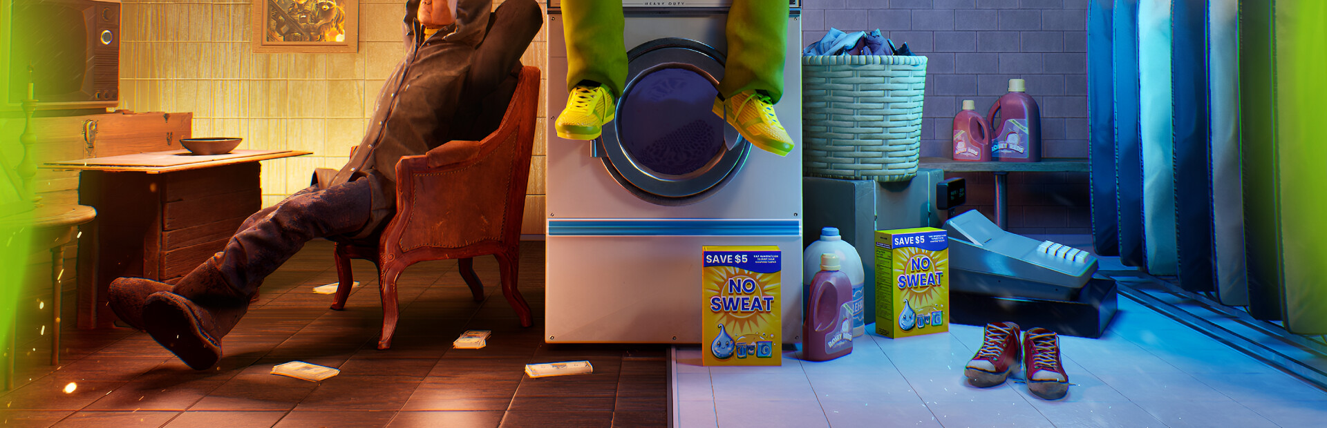 Laundering Simulator - Clean Cash and Laundry