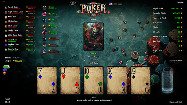 Скриншот из Poker Clicker