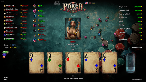 Скриншот из Poker Clicker