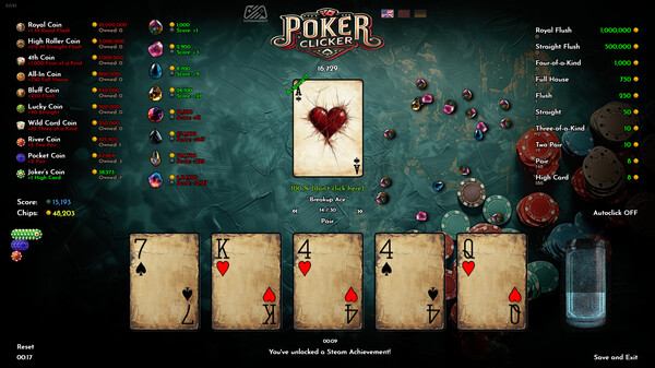 Скриншот из Poker Clicker