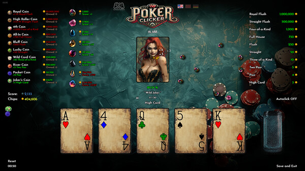 Скриншот из Poker Clicker