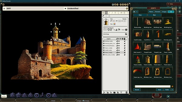 Fantasy Grounds - FG Immersive Strongholds Map Pack