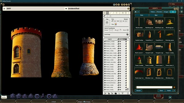 Fantasy Grounds - FG Immersive Strongholds Map Pack