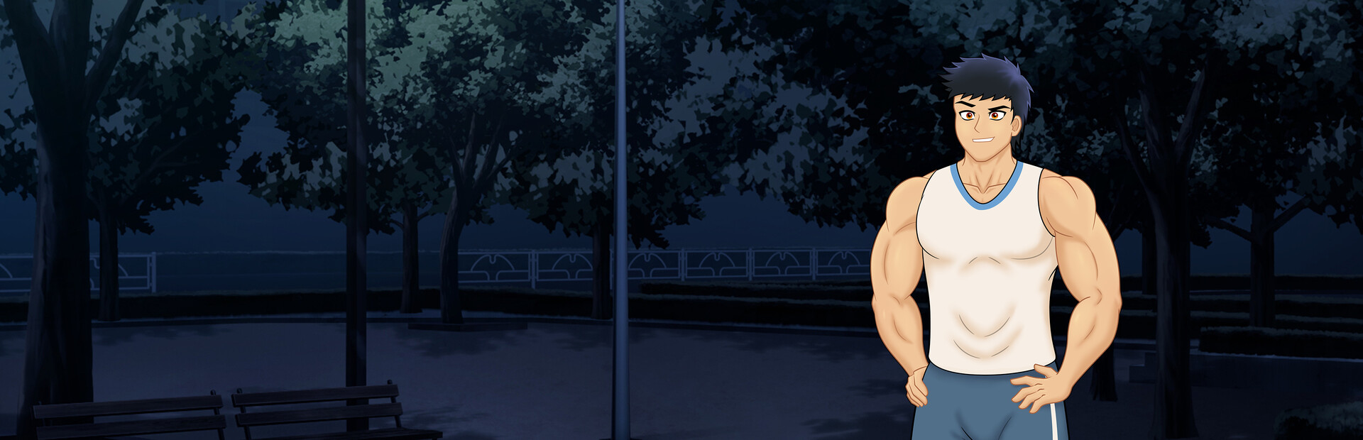 Meeting a Hunk in the Park