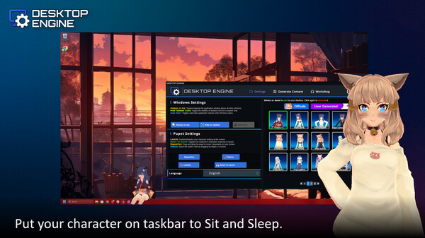 Desktop Engine game for Linux 1