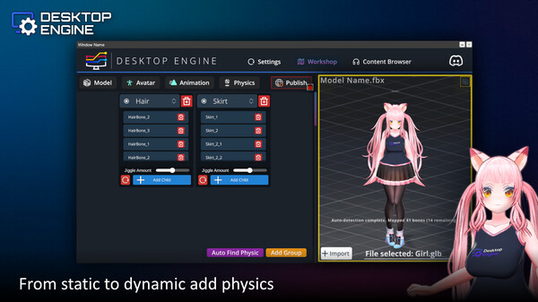 Скриншот из Desktop Engine
