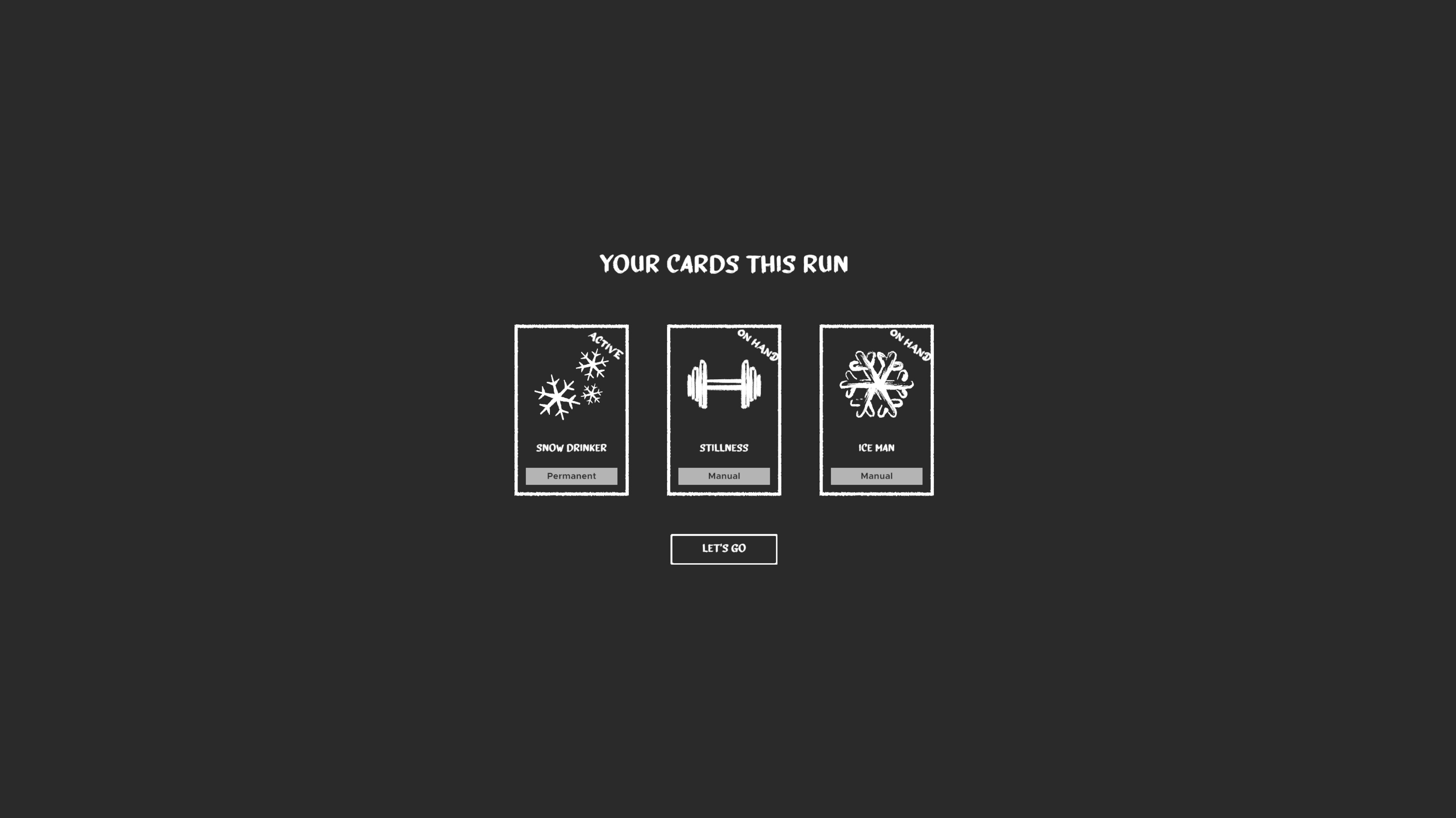 Don't Freeze: A Winter Card Survival