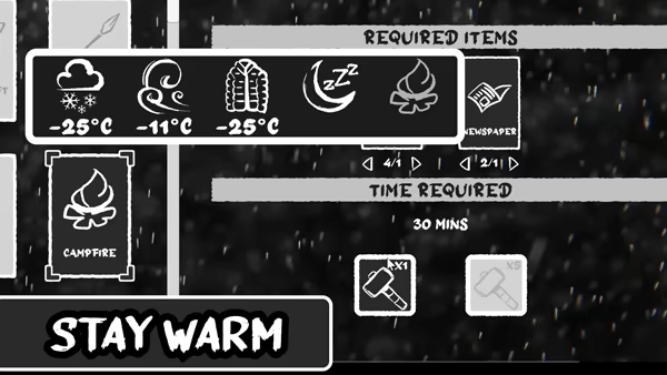Don't Freeze: A Winter Card Survival video 3
