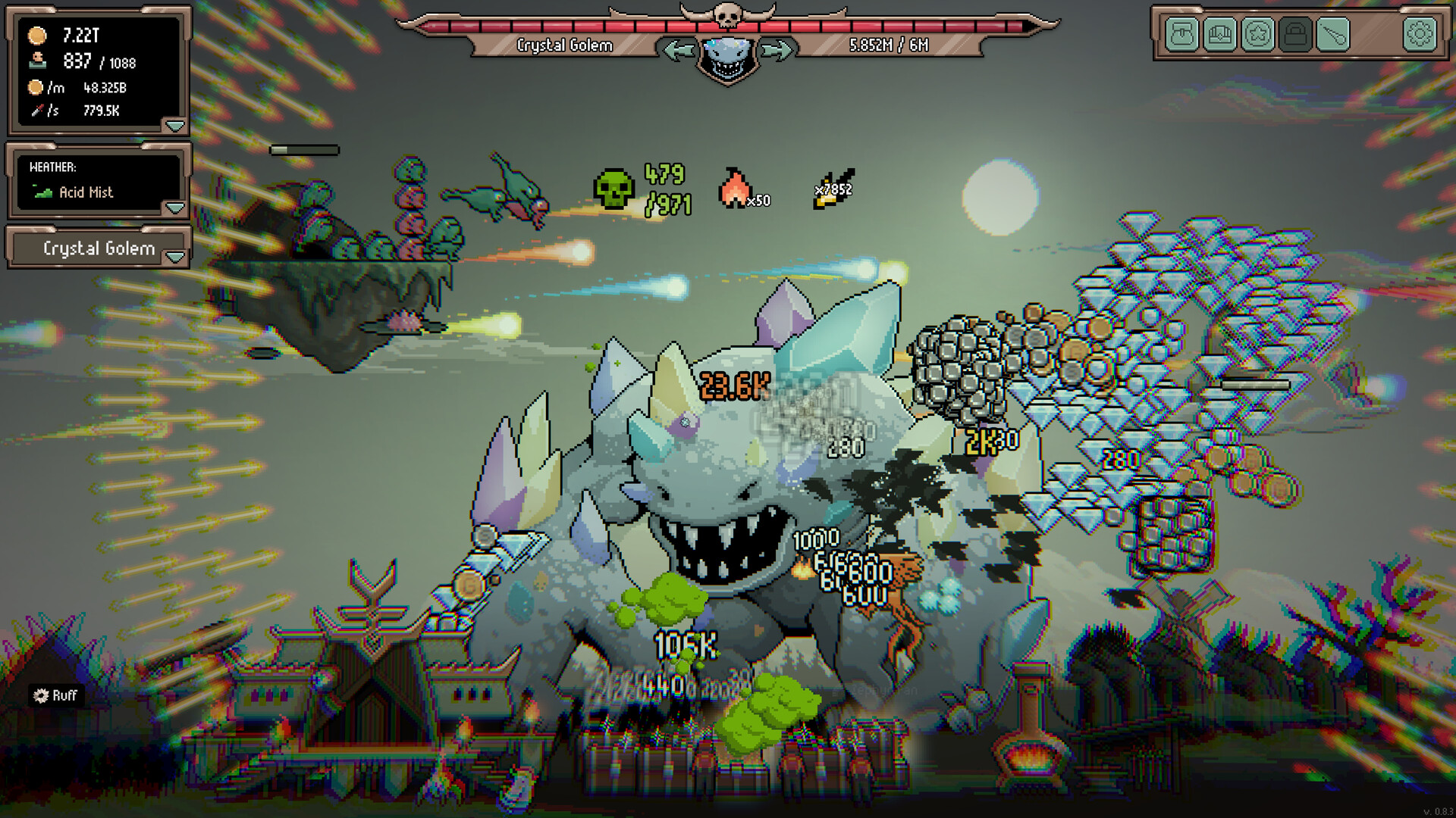 Screenshot of IDLE BOSS RUSH