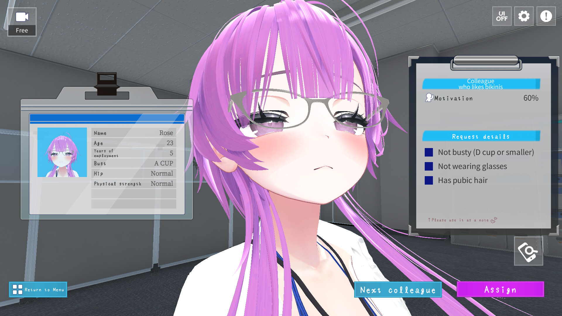 Let's Start Managing the Sexual Relief Department! screenshot #10