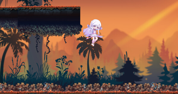 Screenshot of 瞳:创之槲  Tong Create Thorns gameplay showing in-action mechanics