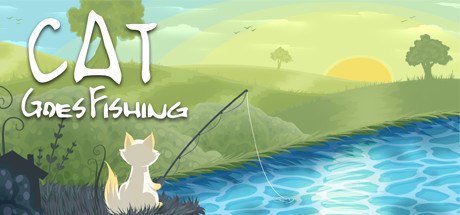 Steam header art for Cat Goes Fishing