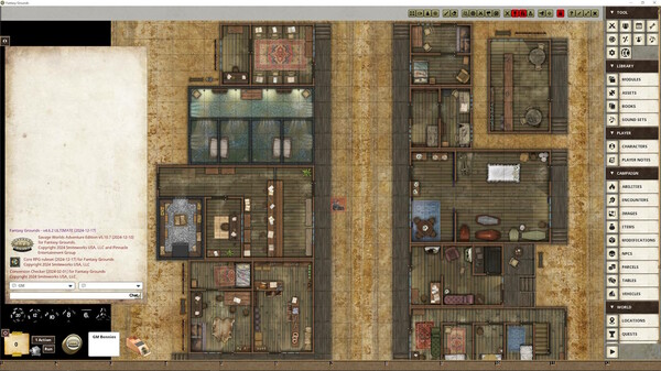 Fantasy Grounds - Deadlands: The Weird West: Map Pack 1: Grand Saloon