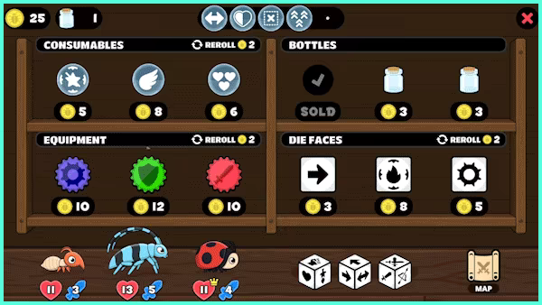 Dicey Bugs video 8