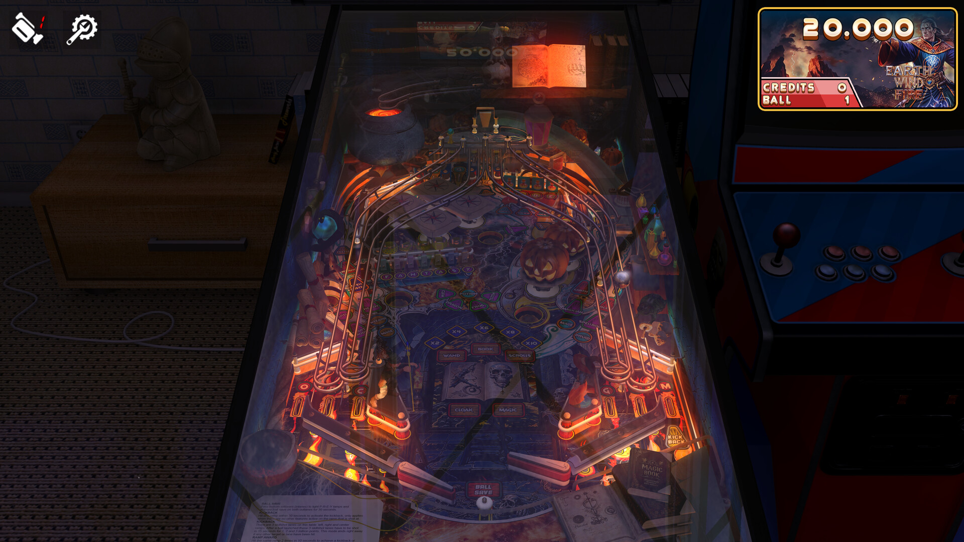 Zaccaria Pinball - Earth Wind Fire Deluxe Pinball Table Featured Screenshot #1