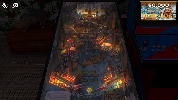 Zaccaria Pinball - Shooting the Rapids Deluxe Pinball Table
