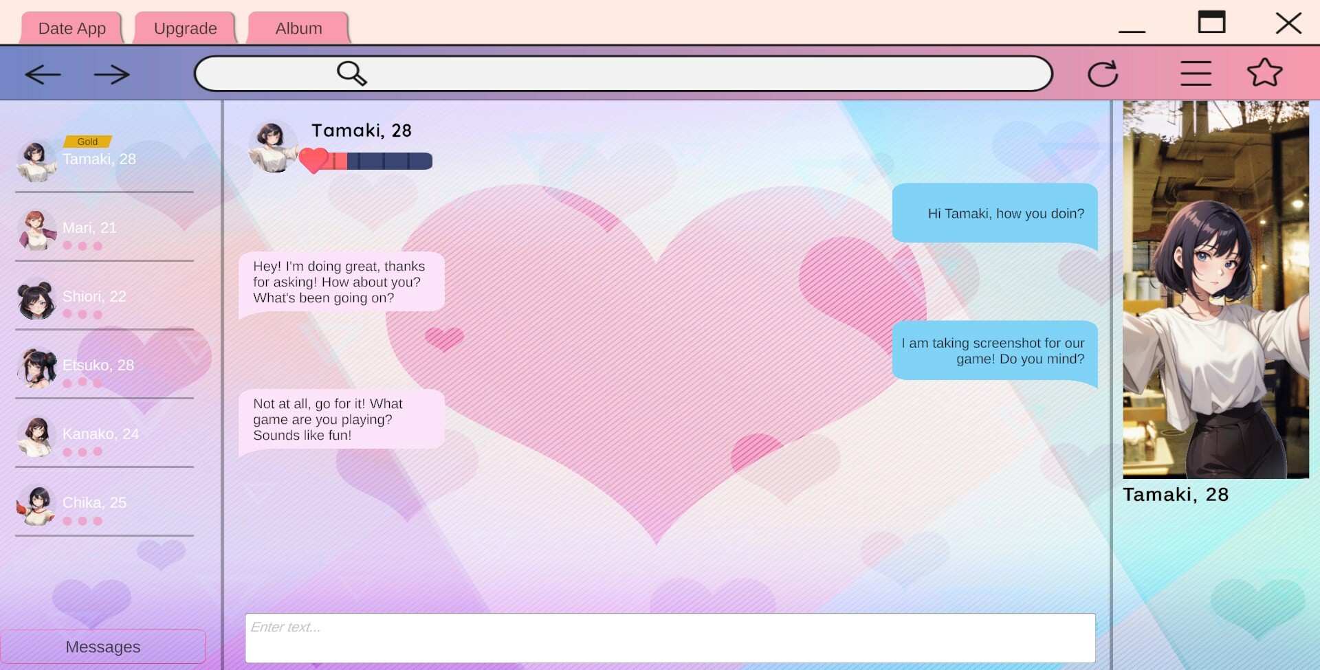 Dating App Simulator Demo Featured Screenshot #1