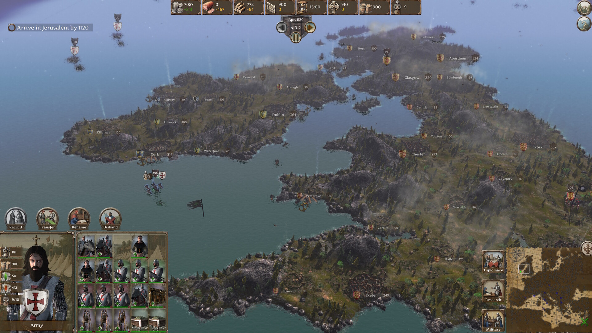 Knights of the Crusades Screenshot 1