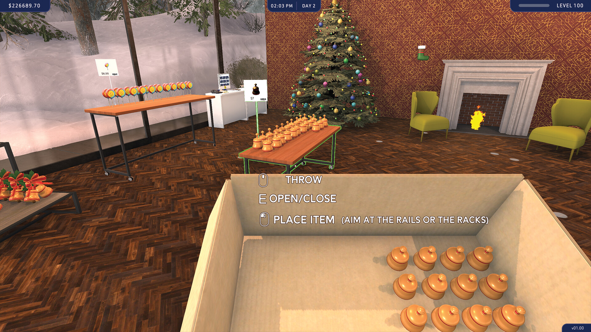 Amaroo's Christmas Shop Simulator: Prologue screenshot #1