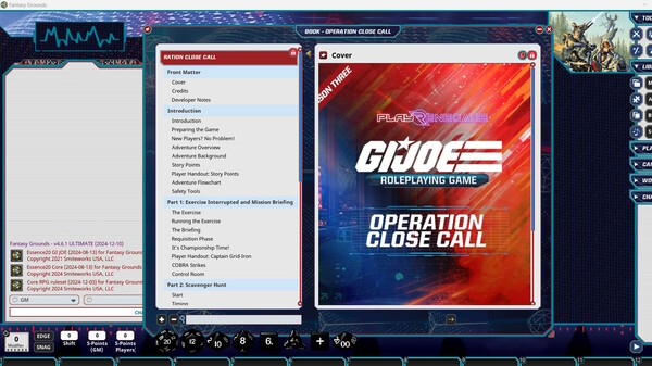 Fantasy Grounds - G.I. JOE Roleplaying Game Operation Close Call
