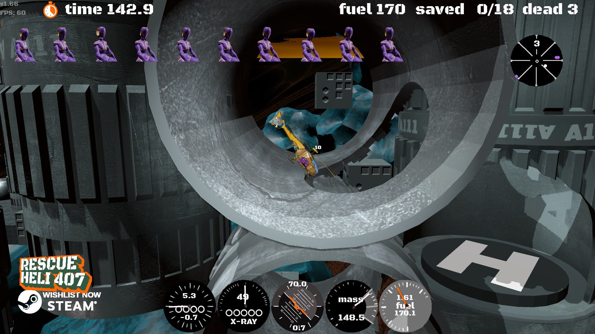 Rescue Heli RH407 screenshot #2