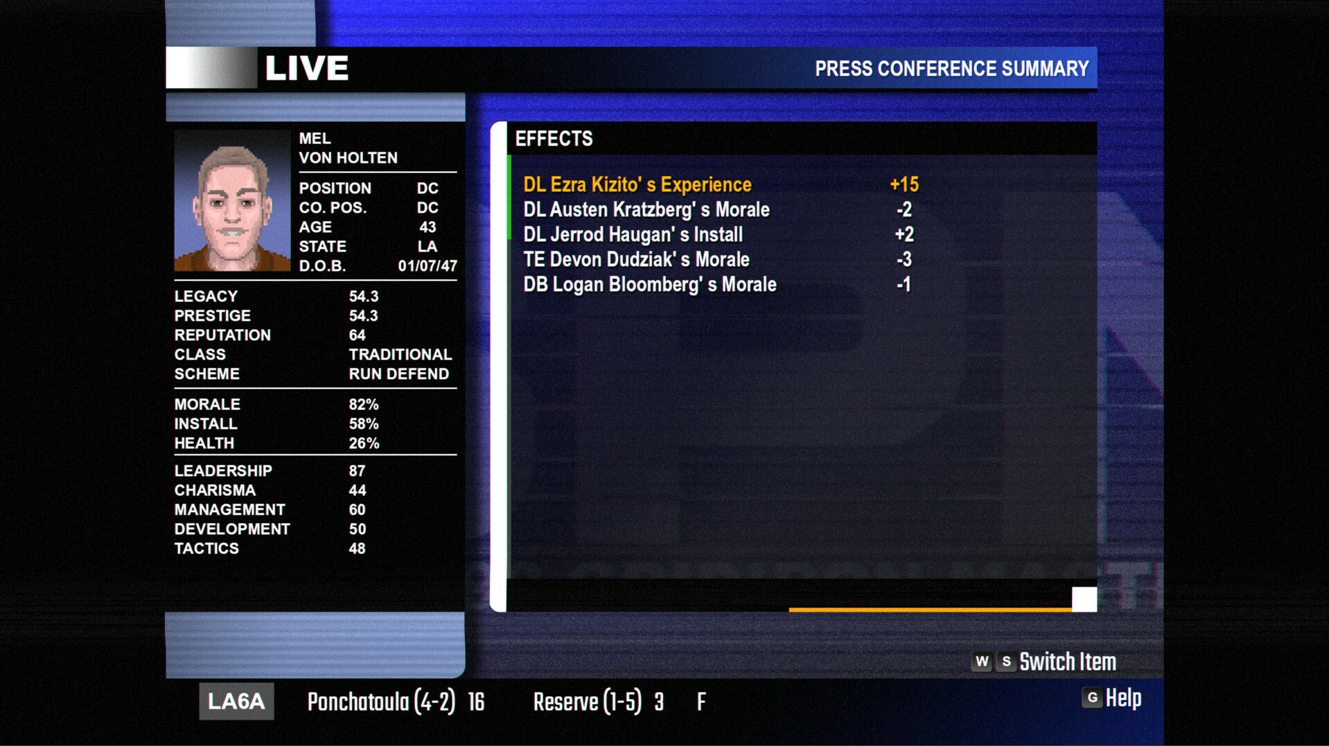 Gridiron Masters '98 screenshot #4