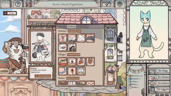 Screenshot 2 of Kittycat Couture - additional gameplay view