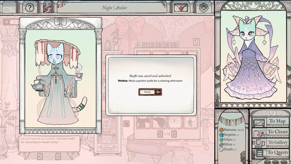 Screenshot 4 of Kittycat Couture - final gameplay screenshot