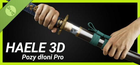 HAELE 3D - Pozy dłoni Pro - Referencje rysunkowe Demo