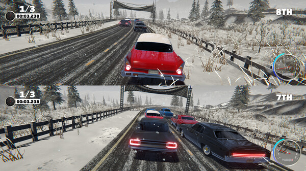 Screenshot of Retro Racers